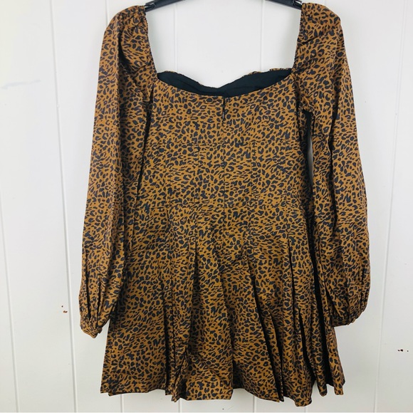 Bardot Womens Dress Leopard Print Skater Style X-Large - Picture 6 of 13